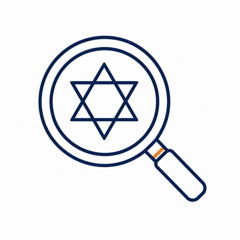 magnifying glass w star